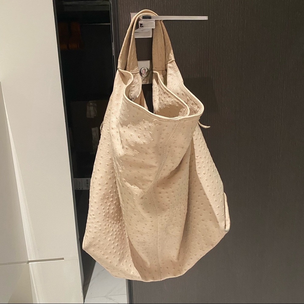 Furla Ostrich Tote Bag